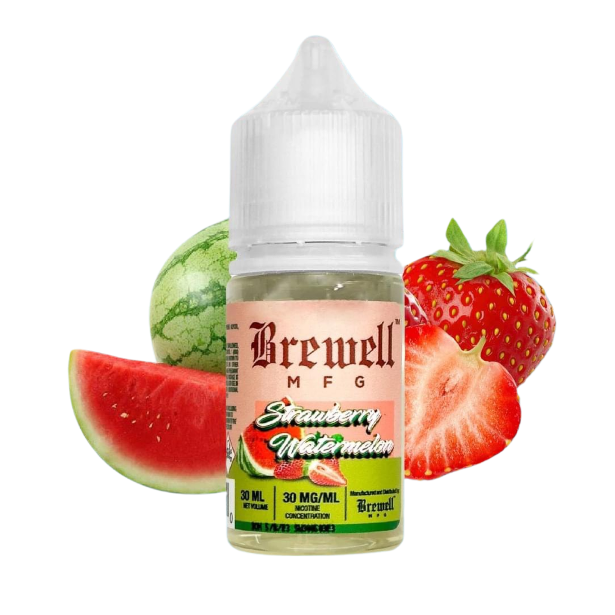 Brewell 30mg Strawberry Watermelon - Dâu Dưa Hấu